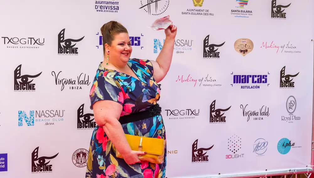 La actriz Itziar Castro, durante el Festival Ibicine, a 24 de abril de 2021, en Ibiza, Islas Baleares (España).