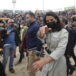 Rocío Monasterio duranta el mitin de Vox en San Sebastian de los Reyes