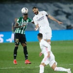 Partido entre el Real Madrid y el Betis jugado ayer en Valdebebas.