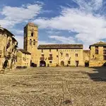 La plaza Mayor de Aínsa