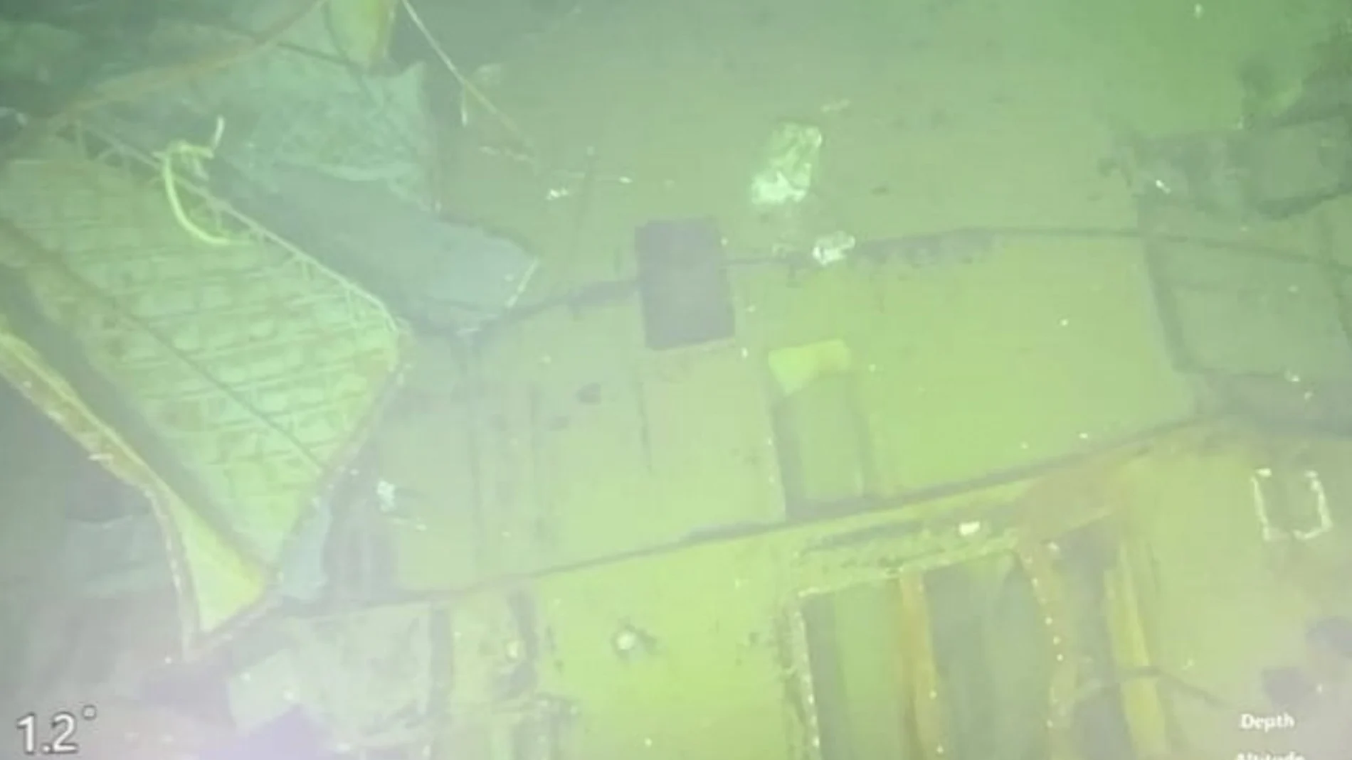 Imágenes del submarino KRI Nanggala hundido al norte de Bali. Los cadáveres no han sido hallados aún