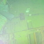 Restos del submarino Nanggala, que quedó partido en tres a 800 metros de profundidad