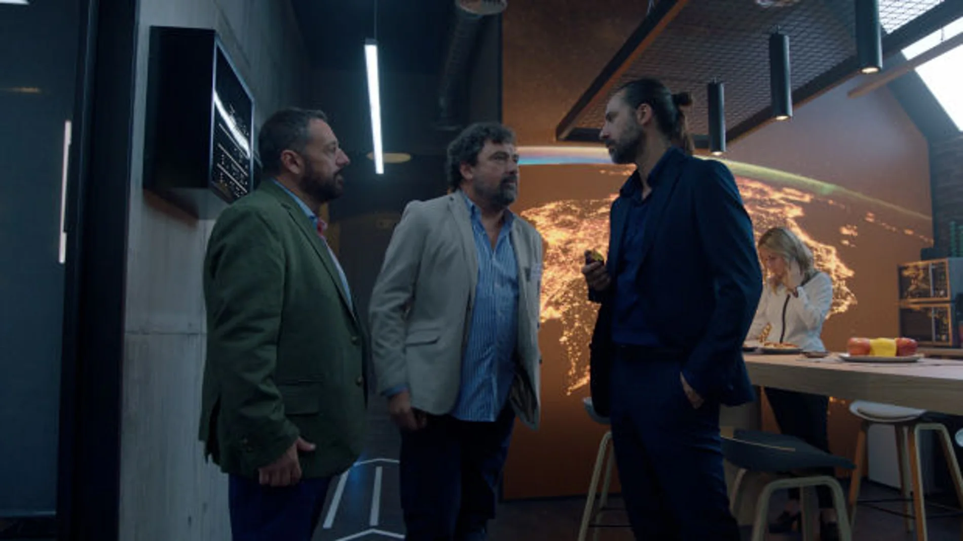 Pepón Nieto, Paco Tous y Hugo Silva