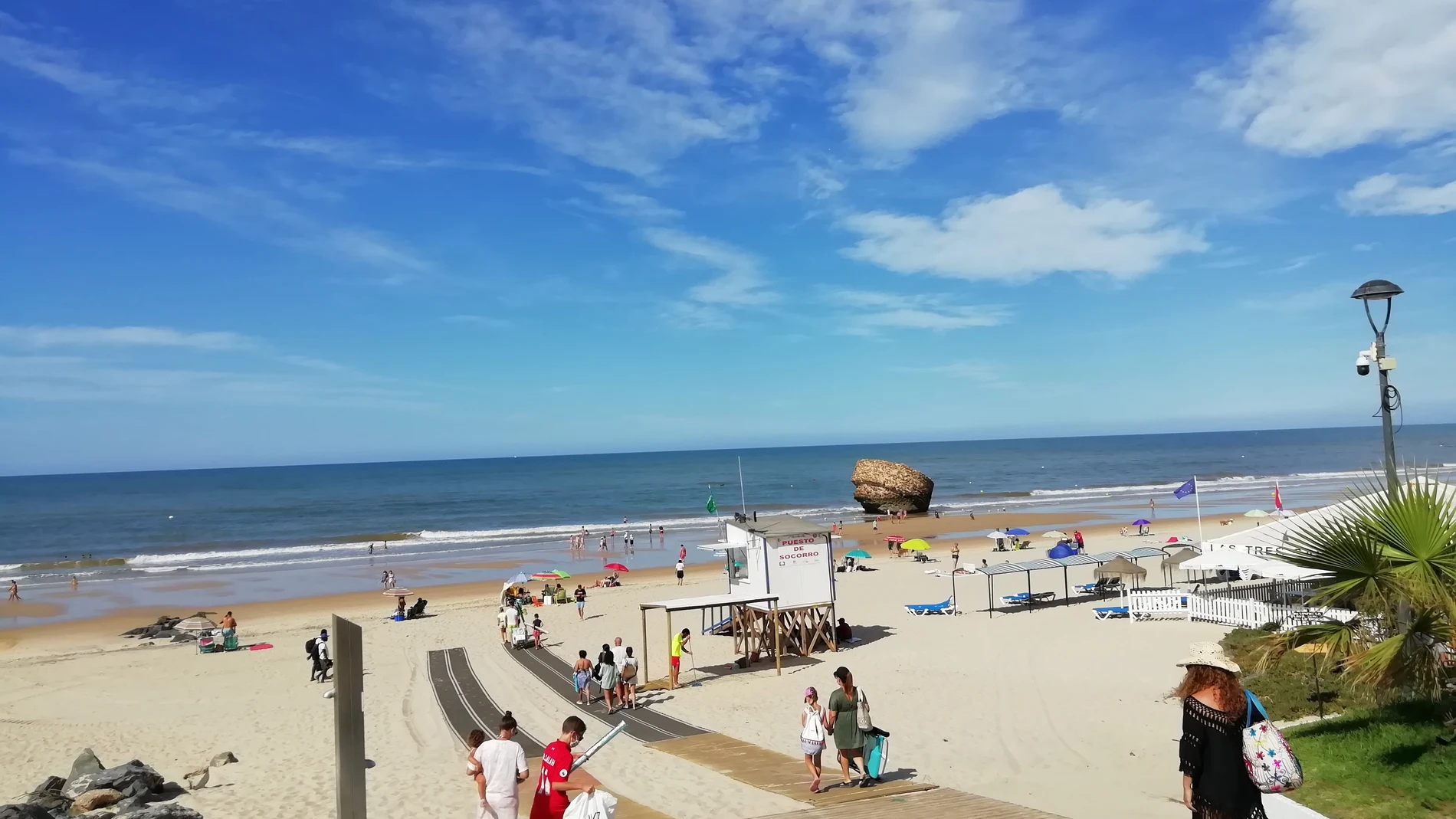 Imagen del pasado mes de agosto en Matalascañas, en Almonte (Huelva). AYTO DE ALMONTE.