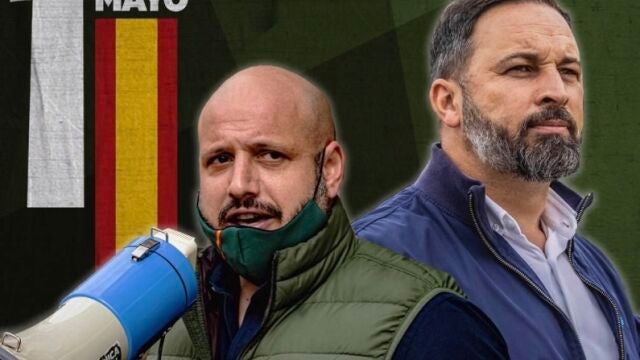 El secretario general del sindicato Solidaridad Rodrigo Alonso y el líder de Vox Santiago Abascal saldrán a manfiestarse el 1 de mayo en Cádiz