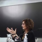 La ministra de Hacienda, María Jesús Montero; en rueda de prensa posterior al Consejo de Ministros