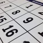 El calendario incorpora una novedad este mes de septiembre