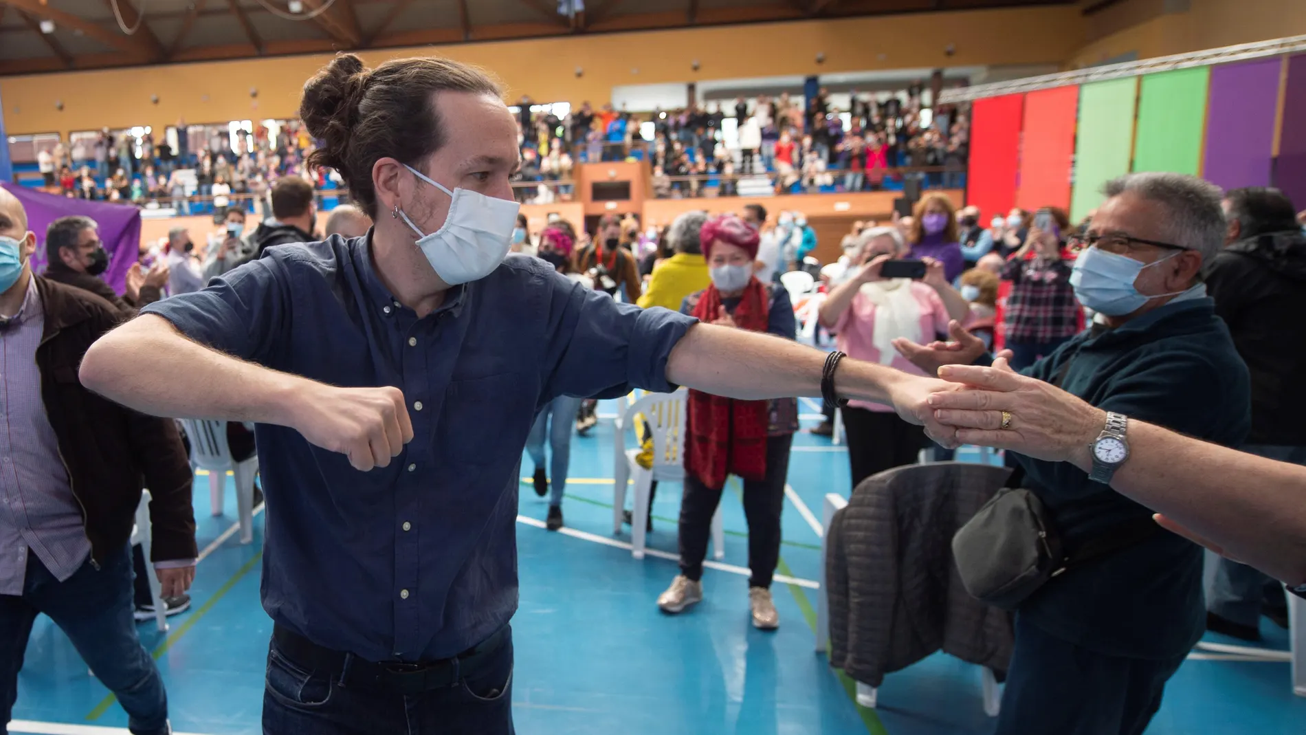 El candidato de Unidas Podemos a la Presidencia de la Comunidad, Pablo Iglesias EFE/A.Ortega/Europa Press Pool