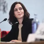 La presidenta de la Comunidad de Madrid Isabel Díaz Ayuso
