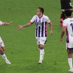Fabián Orellana con el Real Valladolid.