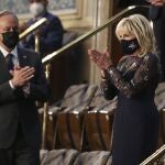 La primera dama Jill Biden y Doug Emhoff, el marido de la vicepresidenta Kamala Harris Doug Emhoff