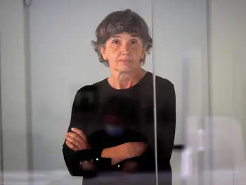 La exdirigente etarra Soledad Iparraguirre, "Anboto", en un juicio en la Audiencia Nacional en 2021 La exdirigente etarra Soledad Iparraguirre, "Anboto", en un juicio en la Audiencia Nacional en 2021