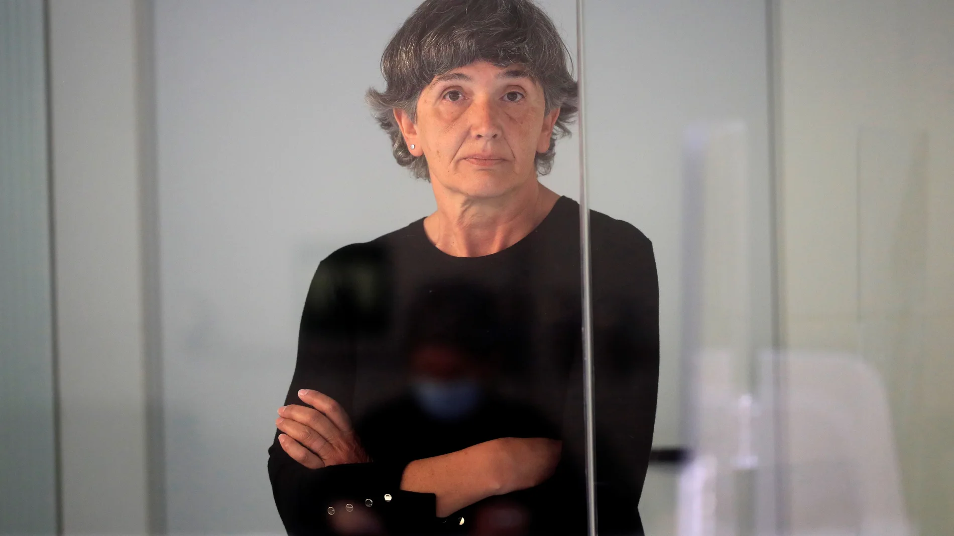 La exdirigente etarra Soledad Iparraguirre, "Anboto", en un juicio en la Audiencia Nacional en 2021