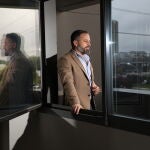 Santiago Abascal, en la sede de su partido