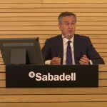 El consejero delegado de Banco Sabadell, César González-Bueno