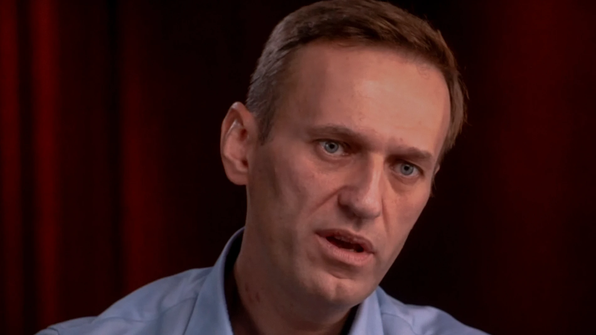 Alexei Navalni, en una imagen de archivo de una entrevista a la televisión estadounidense18/10/2020