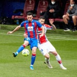 Edu Expósito con el Eibar.