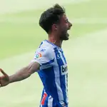 Javi Puado con el Espanyol.