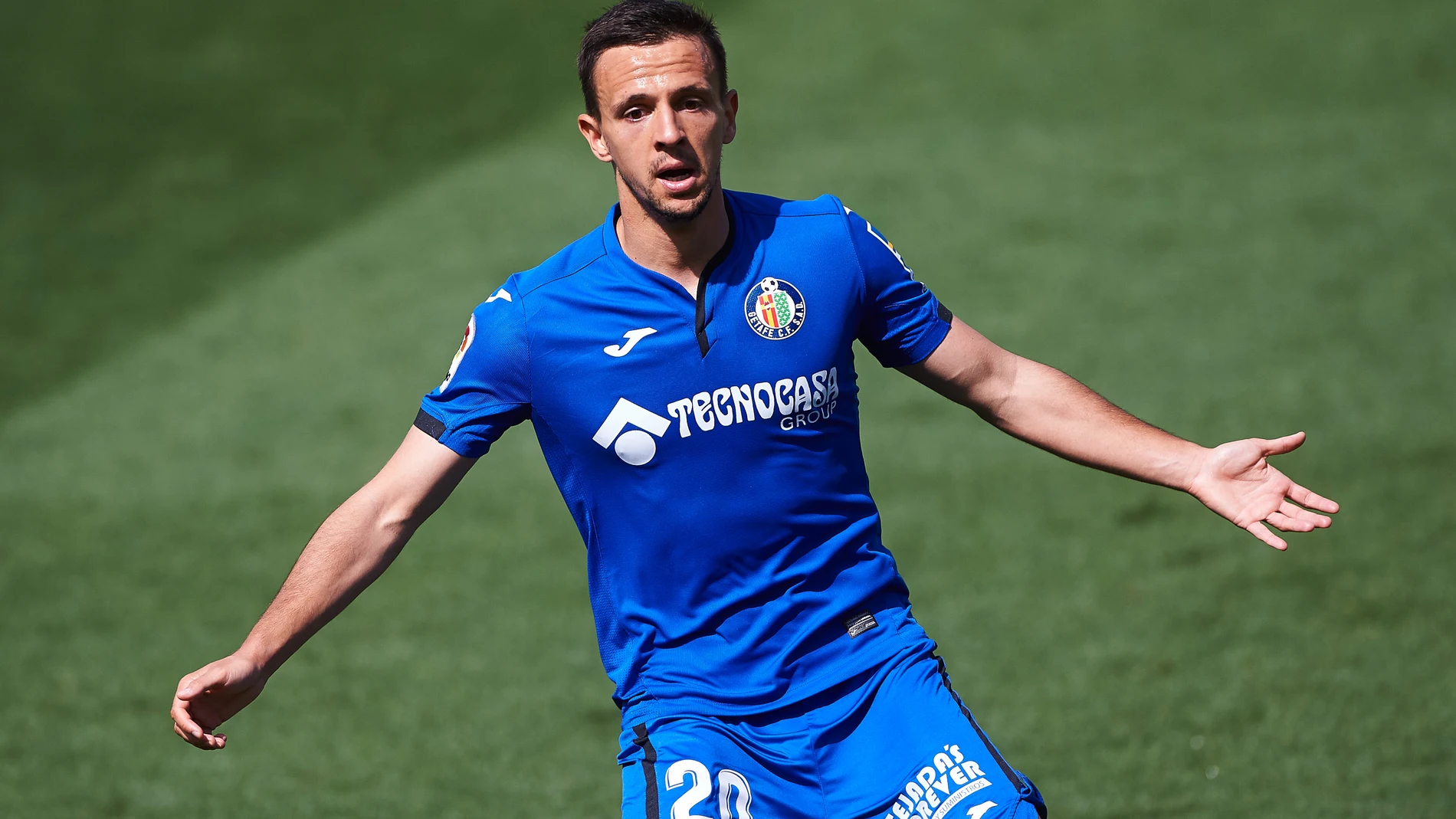Nemanja Maksimovic con el Getafe.
