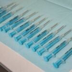 Dosis de vacunas preparadas para su inoculación en Valladolid