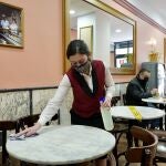 Interior de un bar en Valladolid