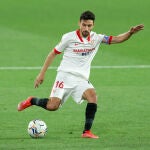 Jesús Navas con el Sevilla.
