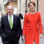 Rodrigo Rato y su novia, la periodista Alicia González