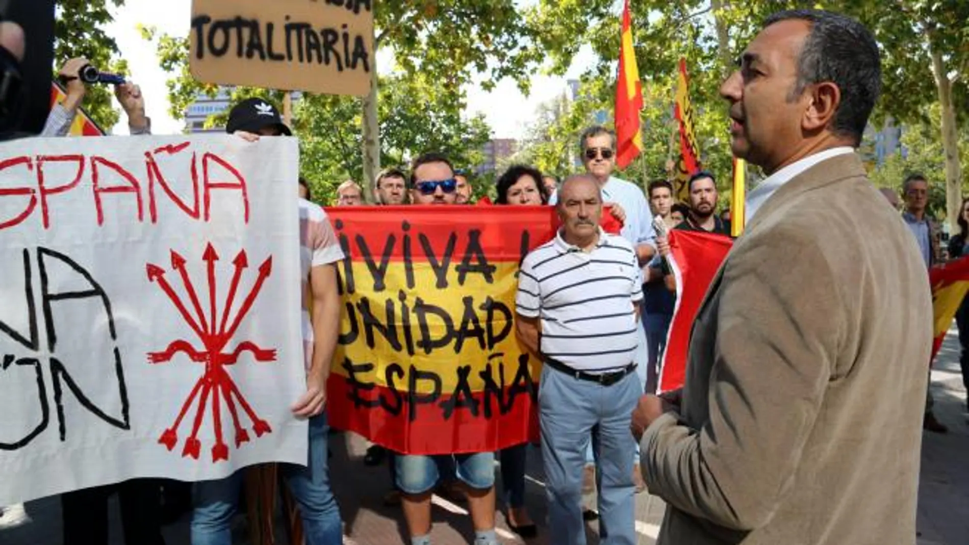 El líder de Alianza Nacional, Manuel Andrino