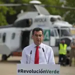 El presidente de la Junta de Andalucía, Juanma Moreno