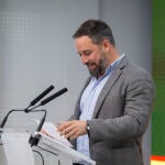 El presidente de Vox, Santiago Abascal