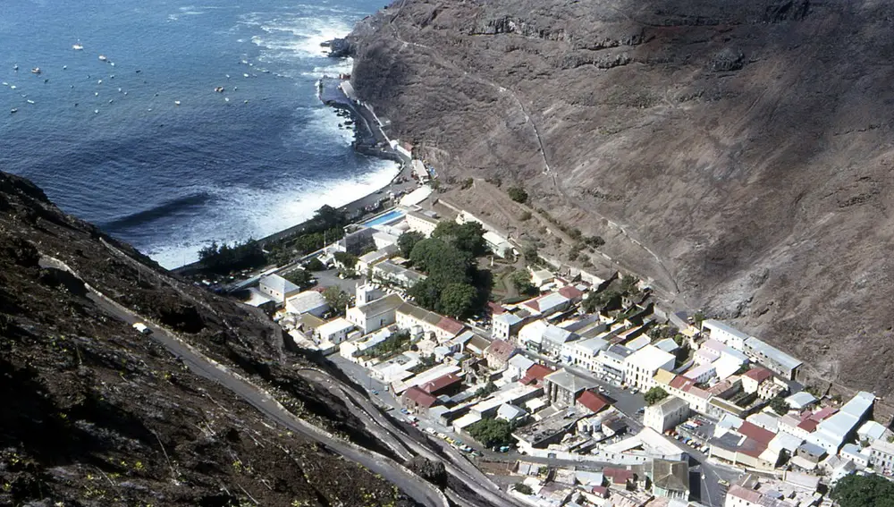 Fotografía aérea de Jamestown.