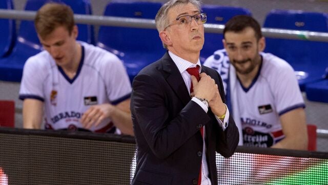 Moncho Fernández, entrenador del Obradoiro