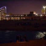 El Paseo de la Barceloneta de la ciudad de Barcelona.
