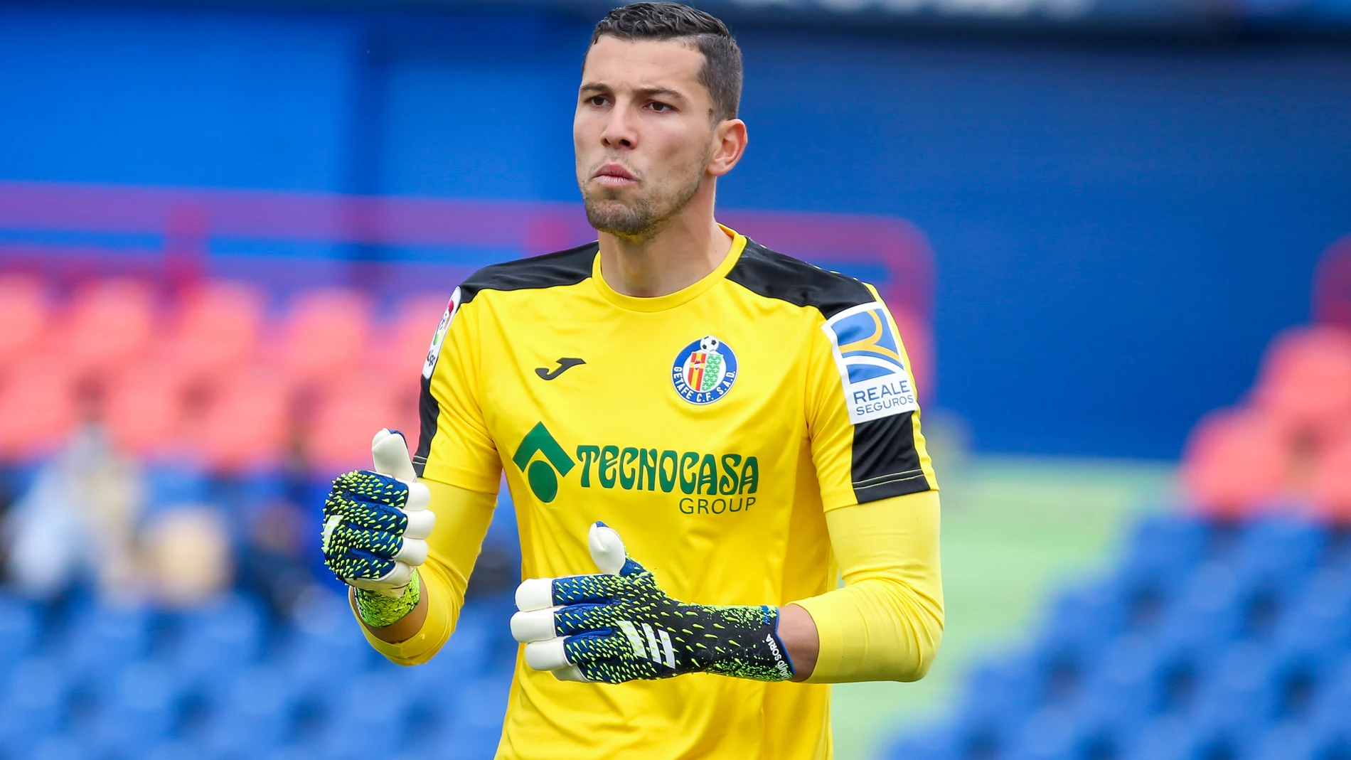 David Soria con el Getafe.