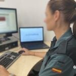 Una agente de la Guardia Civil. GC