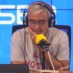 Carles Francino mientras relataba cómo superó su enfermedad