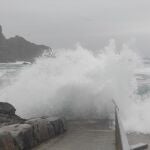 Imagen de archivo de un temporal que causó fuerte oleaje