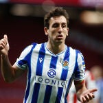 Mikel Oyarzabal con la Real Sociedad.