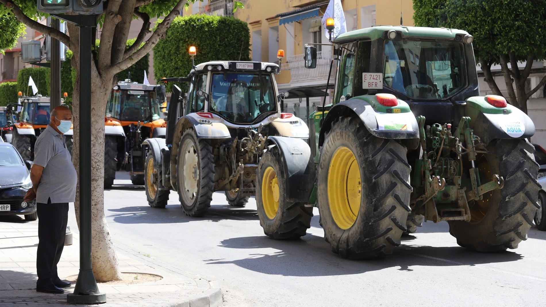 Tractorada en Murcia