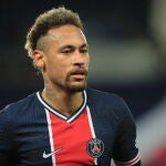 Neymar, en un partido con el PSG.