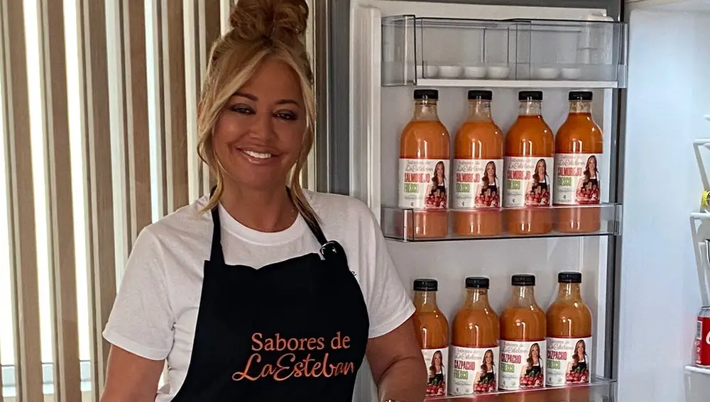 Belén Esteban con sus gazpachos