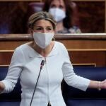 La vicepresidenta tercera y ministra de Trabajo, Yolanda Díaz