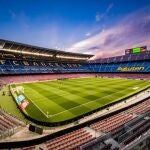 El Camp Nou, estadio del FC Barcelona.