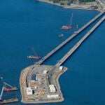 Imagen del túnel y los viaductos de Hampton Roads (Virgina), valorado en 3.110 millones de euros