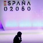 El presidente del Gobierno, Pedro Sánchez, durante la presentación del proyecto España 2050