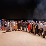 Parte del elenco y de la dirección artistica y musical de la ópera Carmen de Bizet