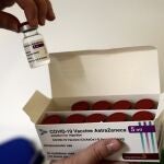 Dosis de AstraZeneca administradas en el Hospital de Basurto (Bilbao), que ha reanudado la vacunación