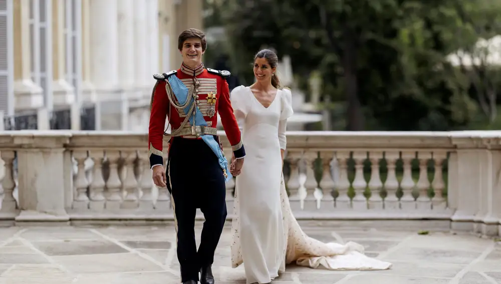 Imágenes de la boda de Carlos Fitz-James Stuart y Belen Corsini.