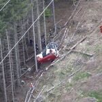 Servicios de emergencia en el lugar del accidente