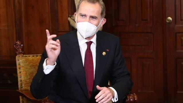 El rey de España, S. M. Felipe VI, apoya la candidatura ibérica al Mundial 2030